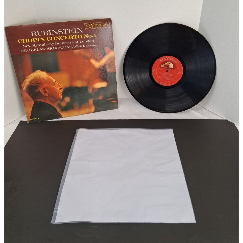 Chopin Concerto No. 1 Rubinstein Vinyl Record LP VTG 1961 RCA Victor LM-2575 VG+
